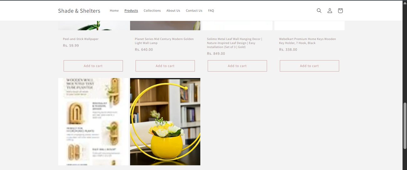 Products — catalog with pricing